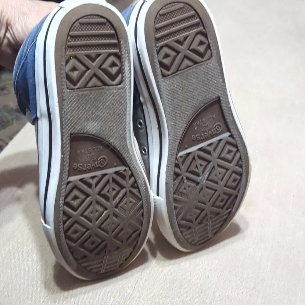 CONVERSE ALL STAR Chuck Taylor 665357F Gray Blue‎ Sneakers Junior Size 5